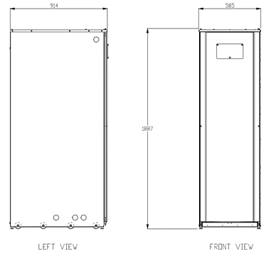 EBC-C battery cabinet details